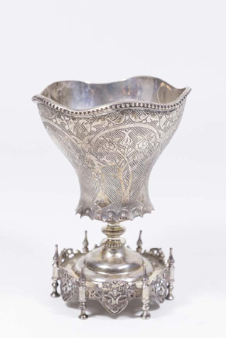 Middle Eastern Silver Footed Cup (1 of 4)