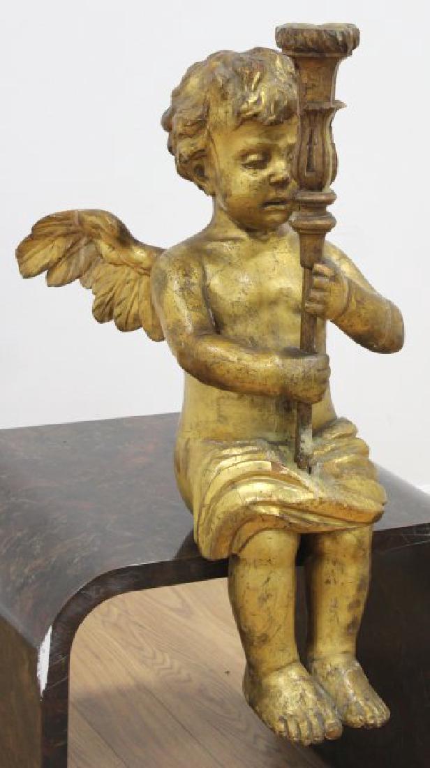 Italian Giltwood Altar Angel (1 of 4)