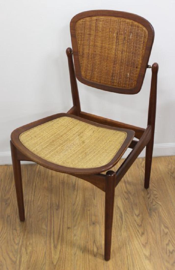 Arne Vodder for France & Son Teak Side Chair: Circa 1960. Approx. 36" H x 20" W. (6045)
