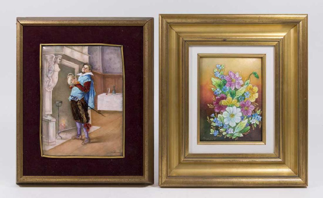 2 Limoges Enamel Plaques (1 of 8)
