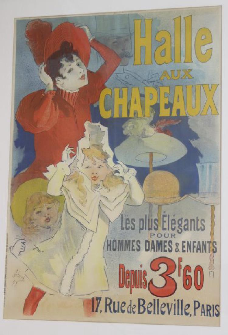 Jules Cheret, "Halle Aux Chapeaux" (1 of 3)
