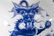 Pair Chinese Blue & White Porcelain Vases - 2