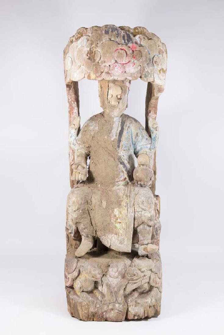 Carved Oriental Figure (1 of 5)