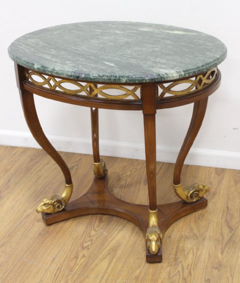 Contemporary Italian Fruitwood Occasional Table (1 of 4)