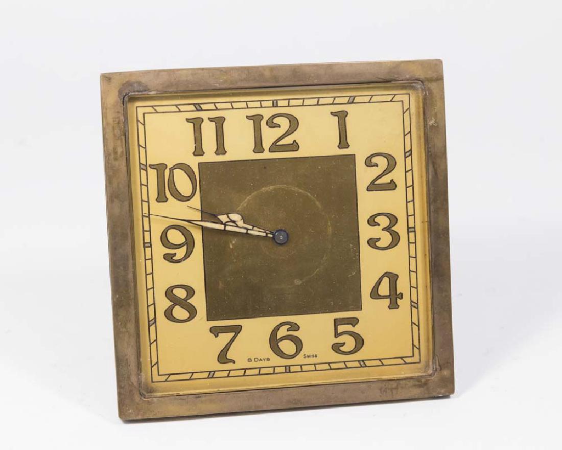 Bronze & Enamel 8-Day Table Clock (1 of 2)