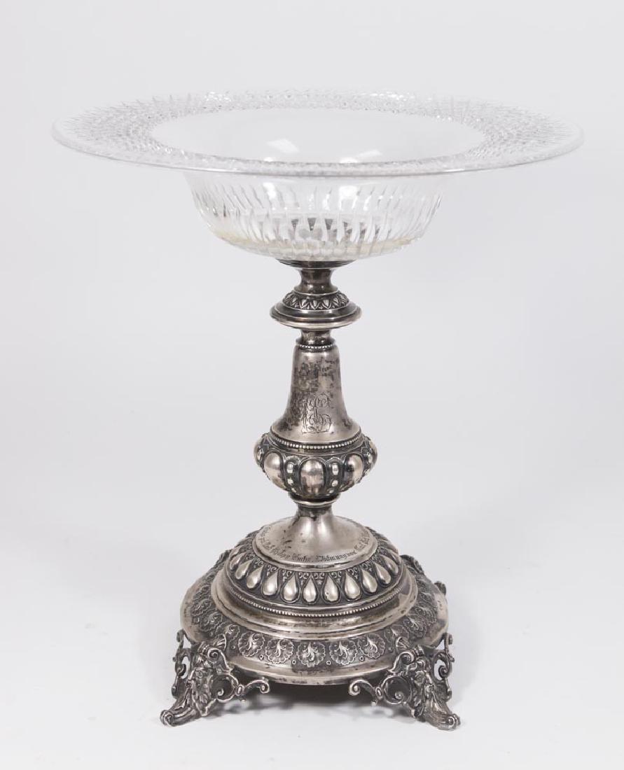 German 800 Silver & Crystal Centerpiece (1 of 6)