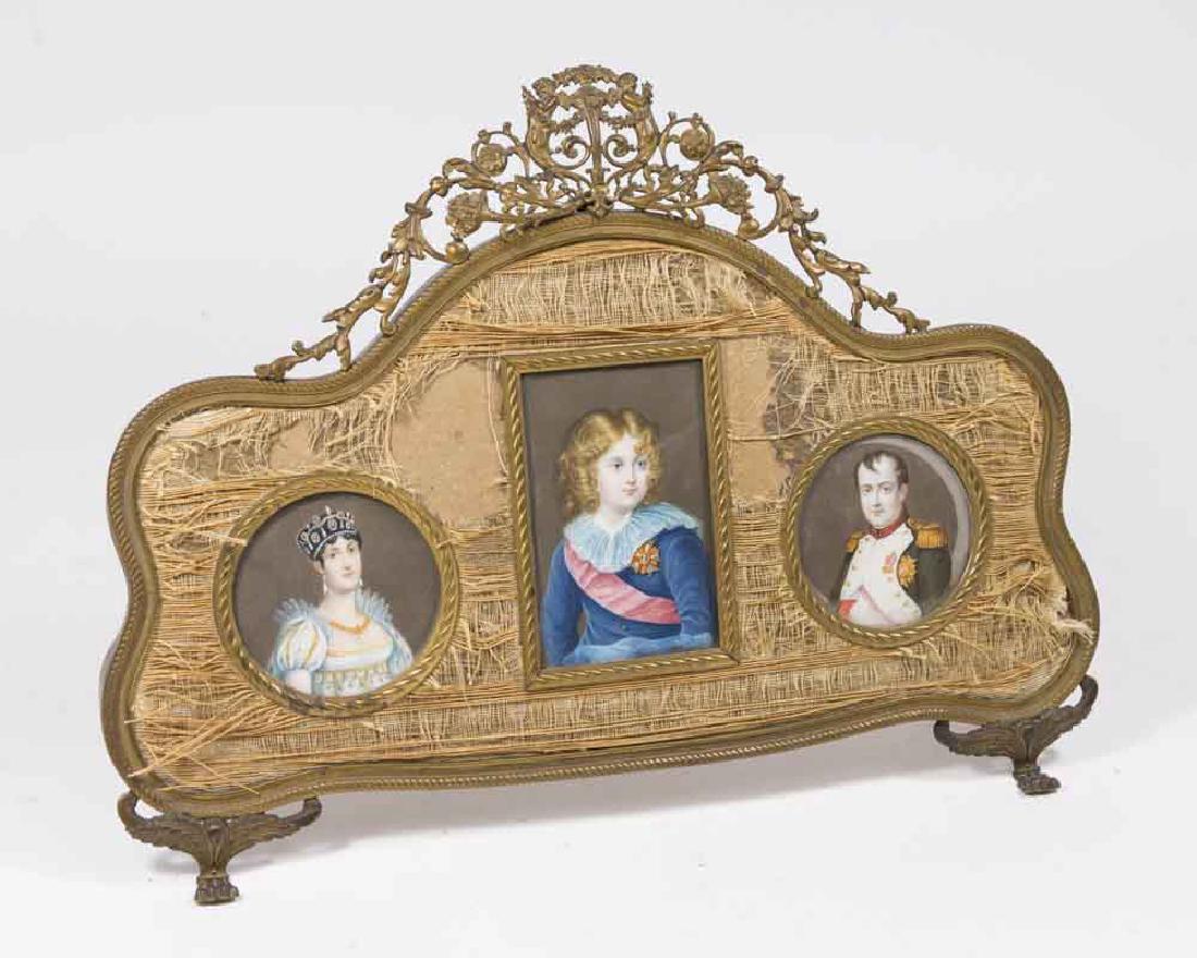 3-19th C. Miniature Handpainted Portraits (1 of 6)