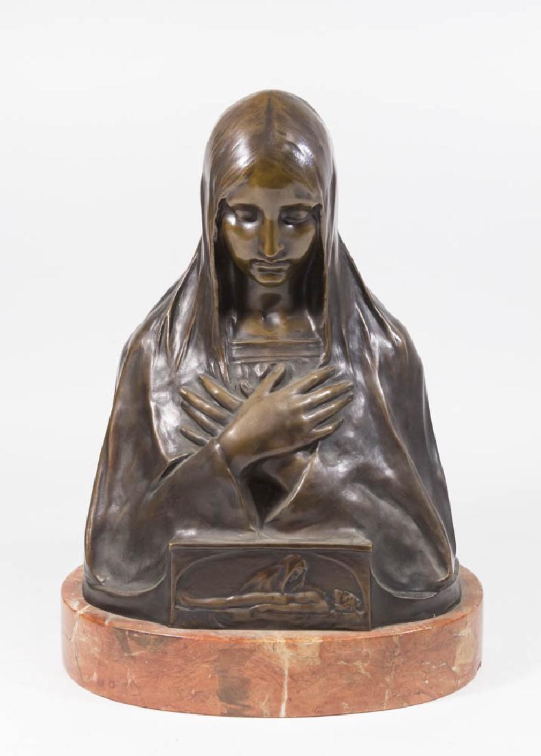 Hans Muller Bronze Bust of Woman (1 of 5)