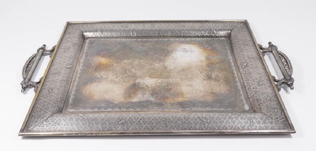 Aesthetic Movement Silverplate Tray (1 of 3)