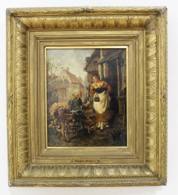 Adolph Muller, Village Scene (1 of 5)