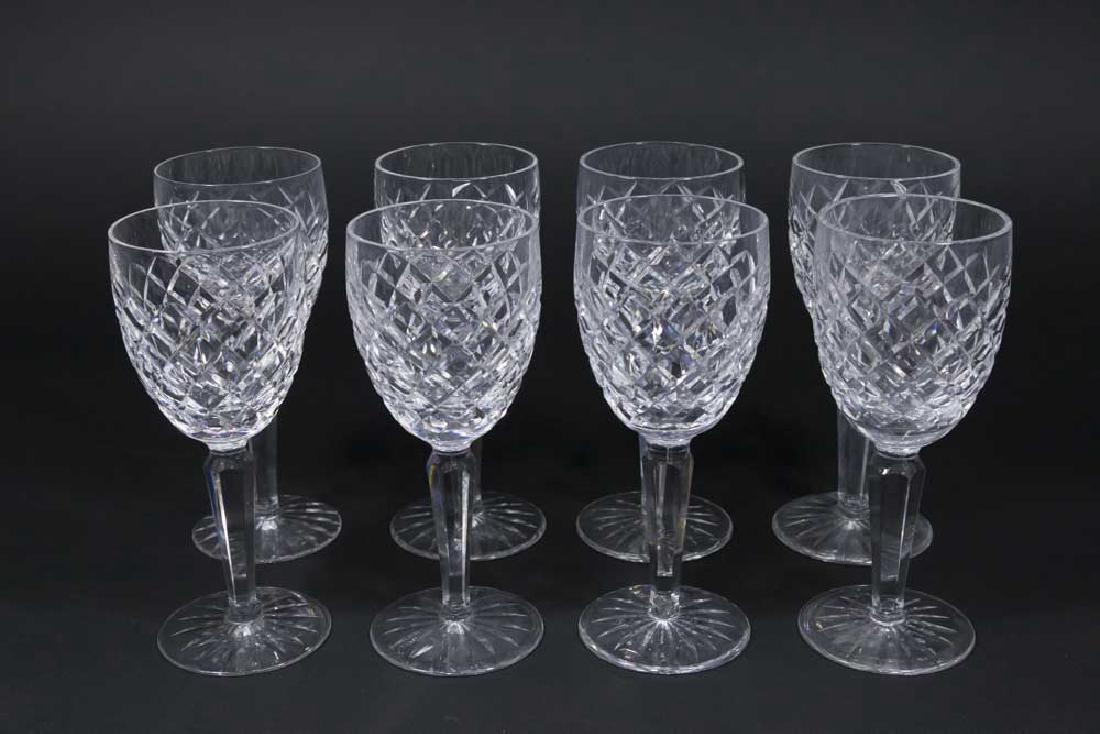 8 Cut Crystal Waterford Sherry Glasses (1 of 4)