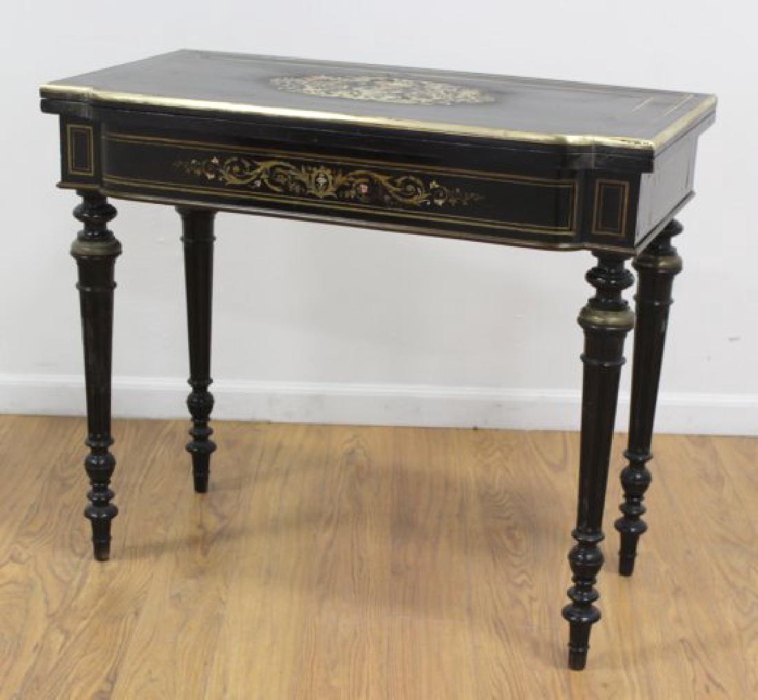 :French 19th Century Card Table (1 of 5)