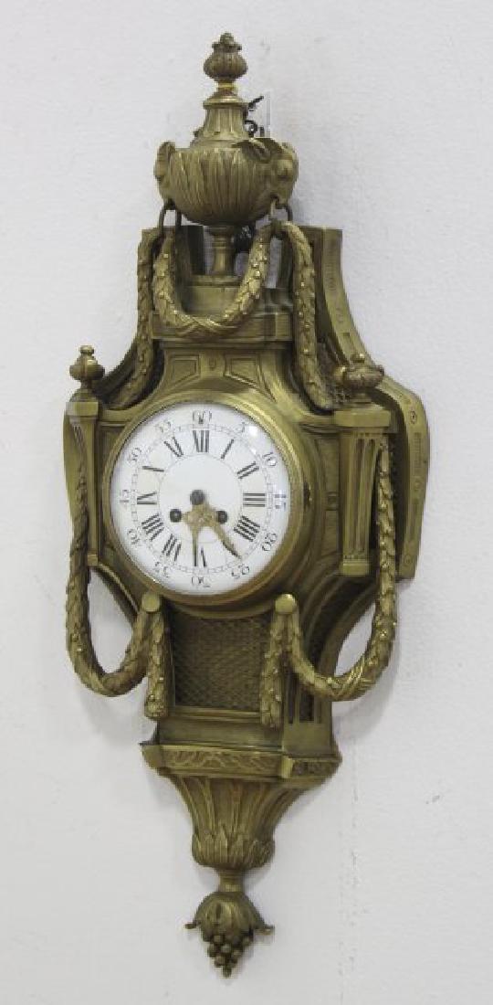 Bronze French Cartel Clock (1 of 4)