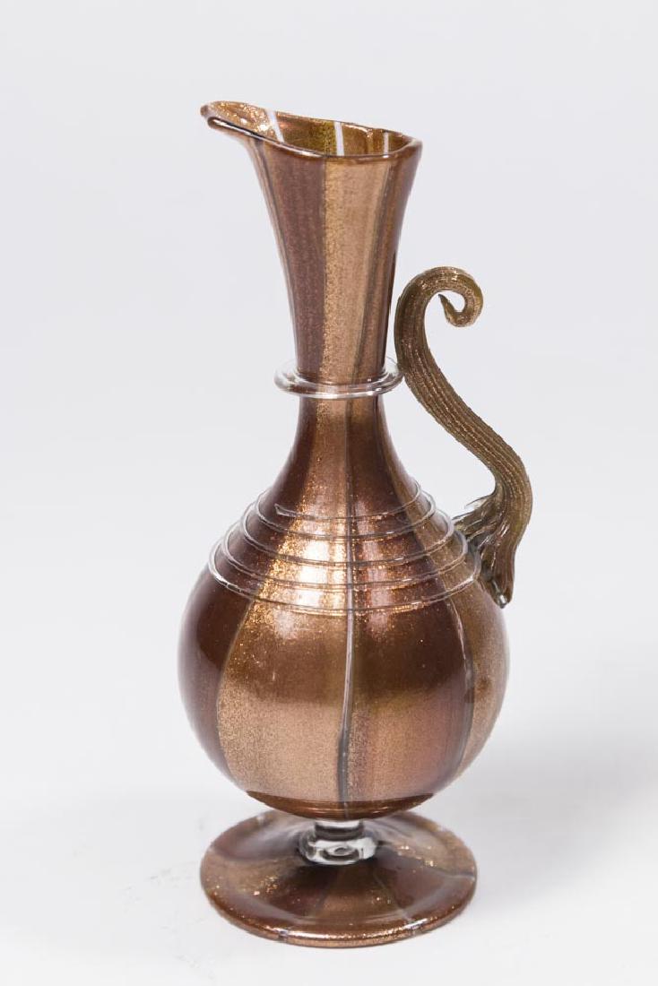 Venetian Aventurine Glass Vase (1 of 2)