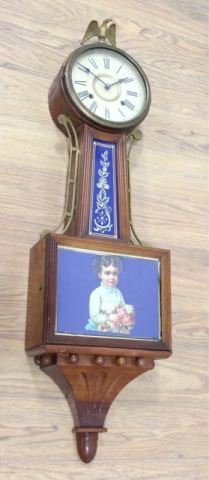 19th Century Mahogany Banjo Clock (1 of 3)