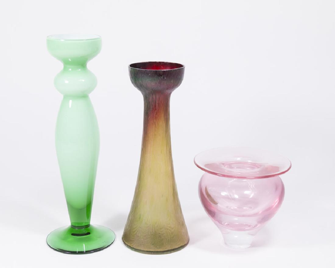 3 Art Glass Vases (1 of 6)