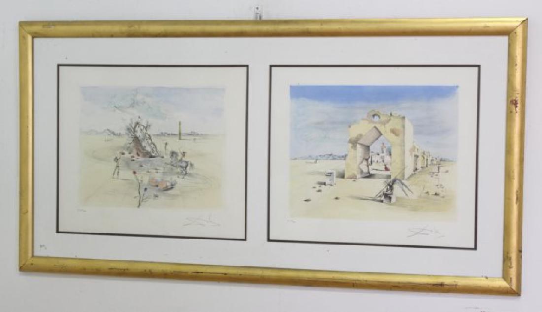 Salvador Dali, 2 Colored Lithographs (1 of 7)