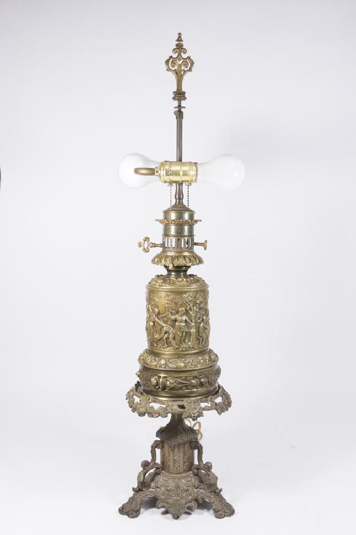 Victorian Style Early 20th Century Figural Lamp (1 of 4)