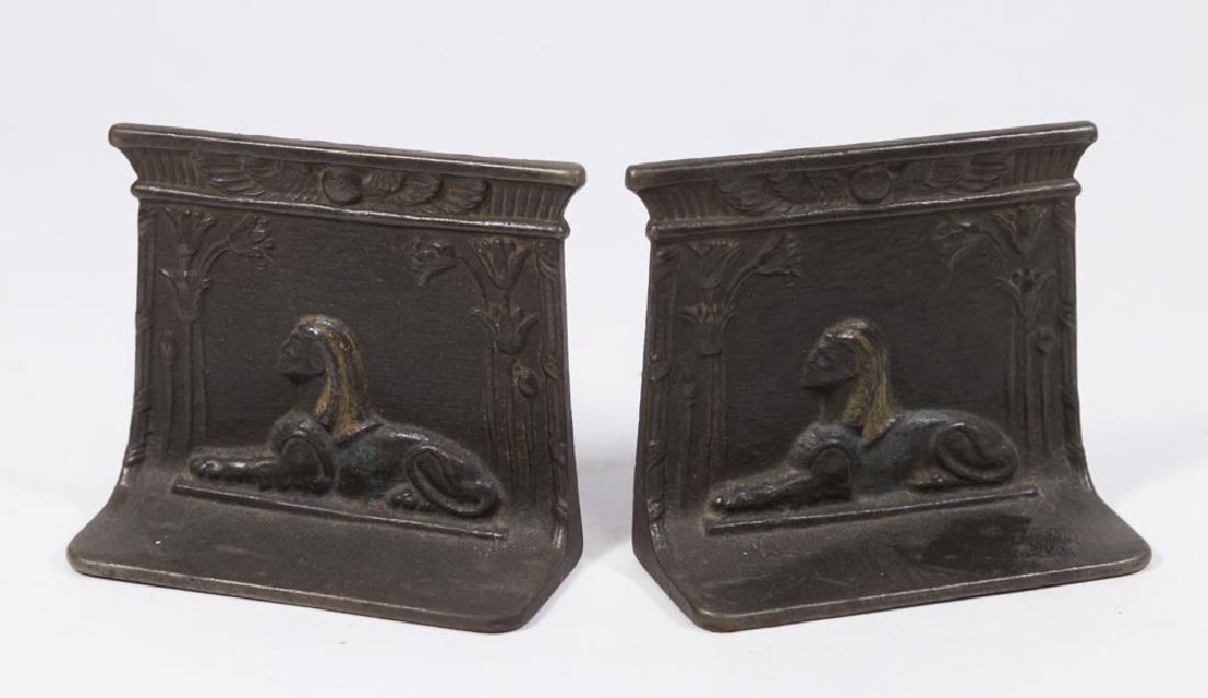 Sphinx Iron Bookends (1 of 3)