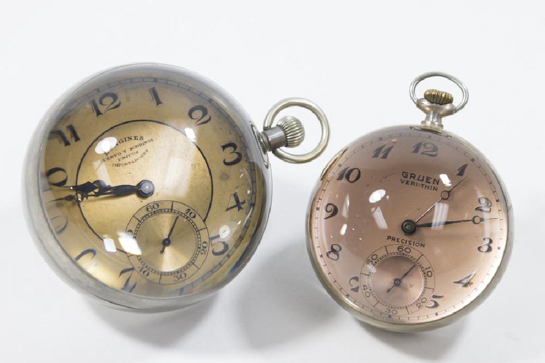 2 Crystal Ball Clocks, Gruen Verithin & Longines (1 of 4)