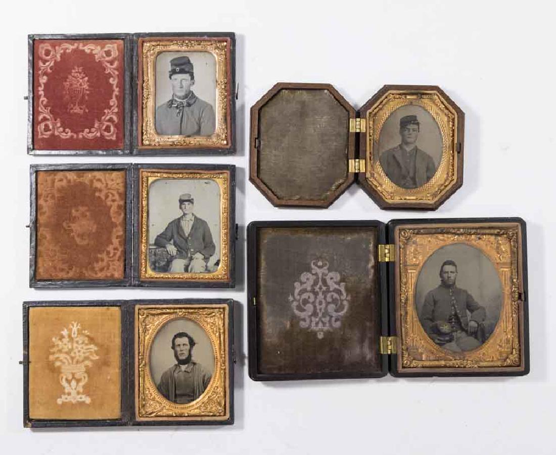 5 Civil War Daguerreotypes of Confederate Soldiers (1 of 7)