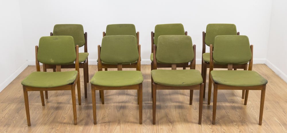 Set 8 Arne Vodder Teak Dining Chairs (1 of 5)