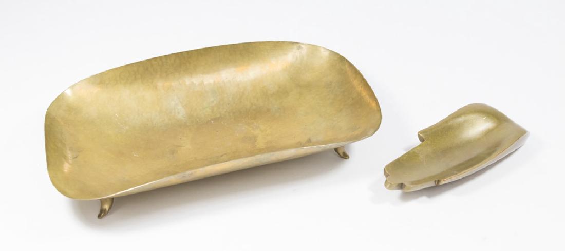 Hagenauer Footed Tray & Bronze Card Tray (1 of 5)