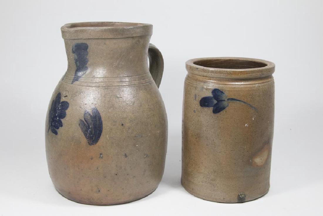 Salt Glaze Vase & Pitcher (1 of 5)