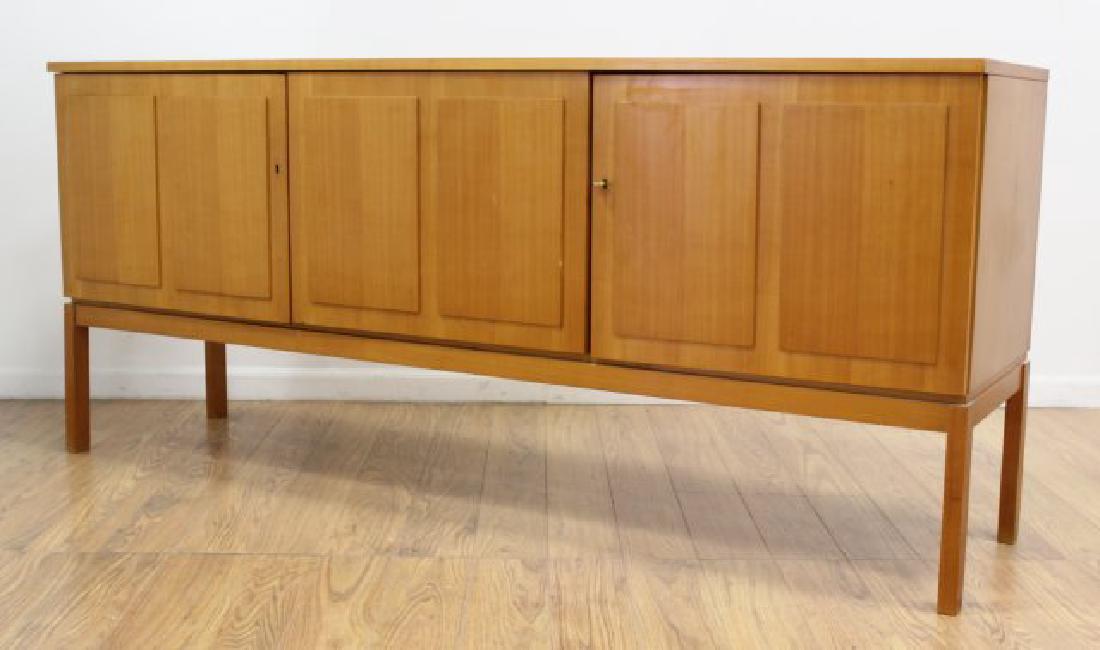 Danish Modern Sideboard "Lubke": Approx. 31" H x 71" W x 16 1/2" D. (6097)