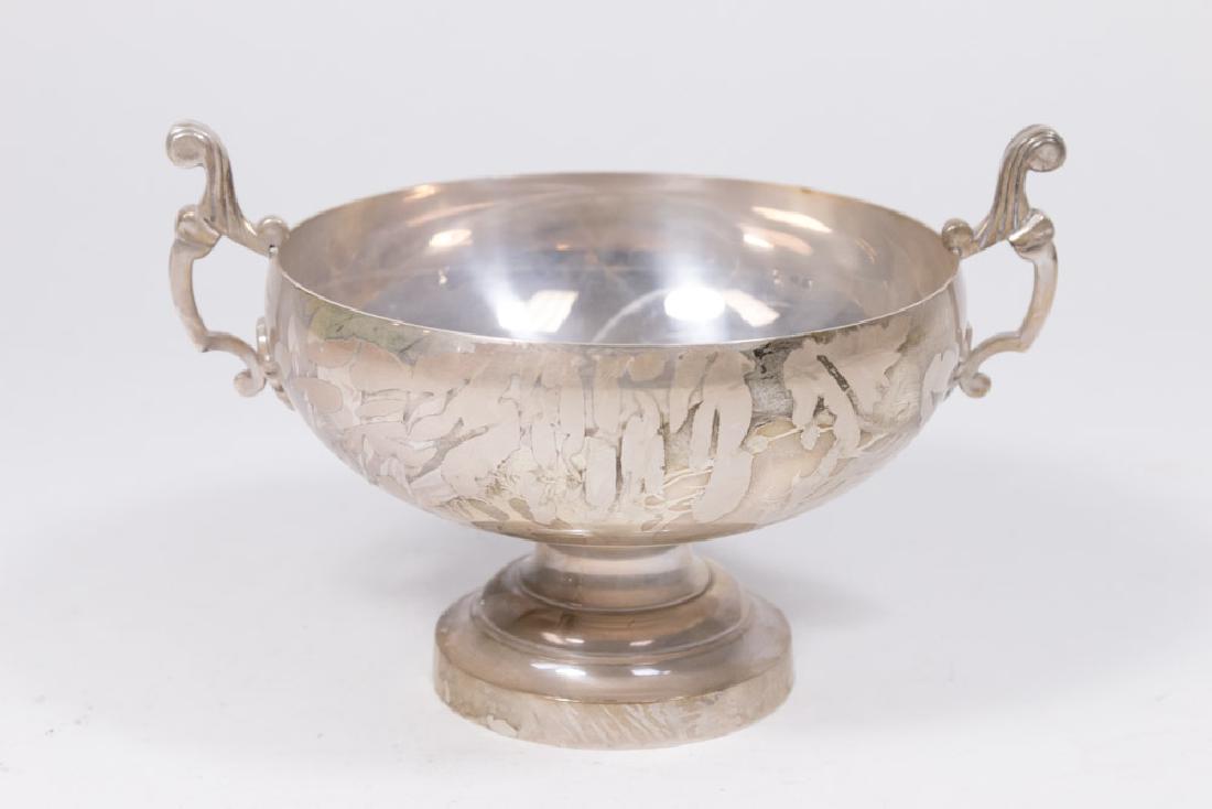 Tiffany & Co. Makers Sterling Silver Bowl on Stand (1 of 7)