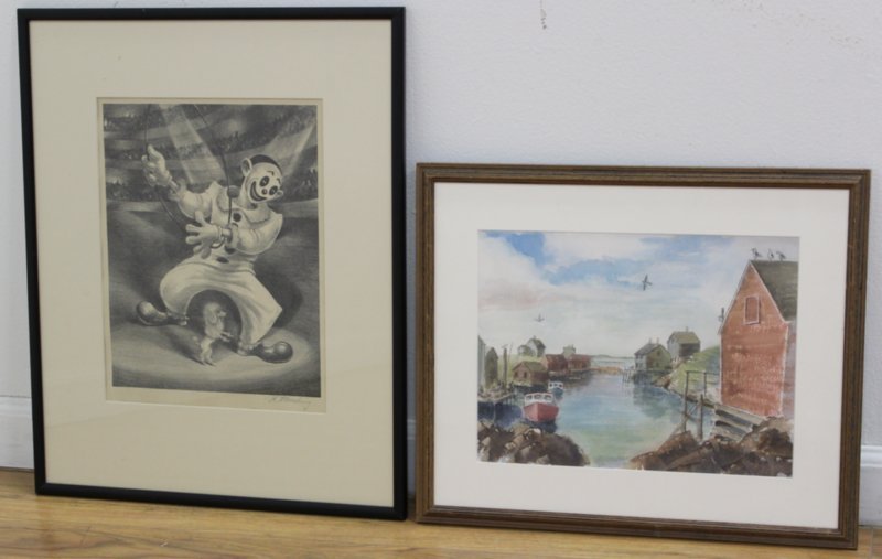 Harry Sternberg and J. Haraden, 2 Artworks (1 of 5)