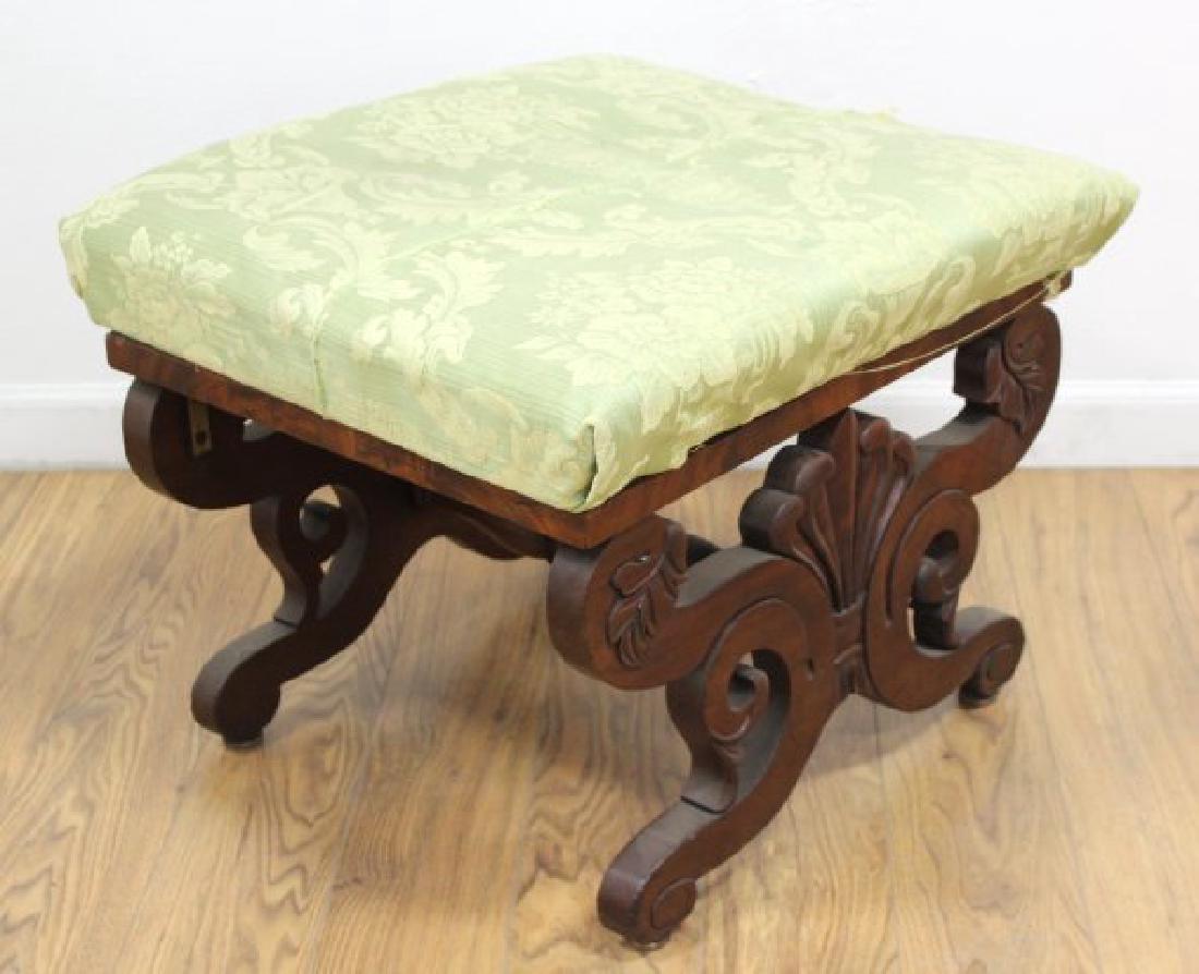 Late Federal Mahogany Stool (1 of 2)