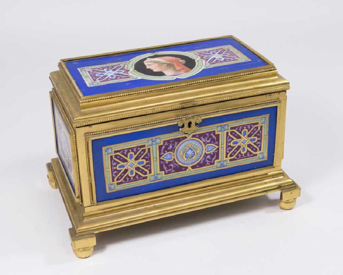 Bronze-Mounted Victorian Porcelain Box (1 of 7)