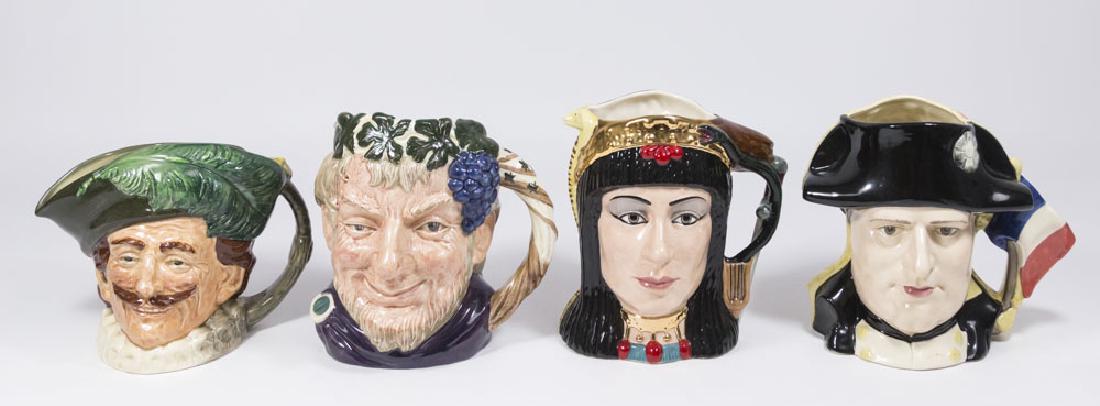 Lot of 4 Large Toby Mugs by Royal Doulton (1 of 9)