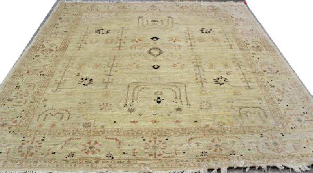 Handmade Indian Heriz Design Wool Rug/Carpet (1 of 6)