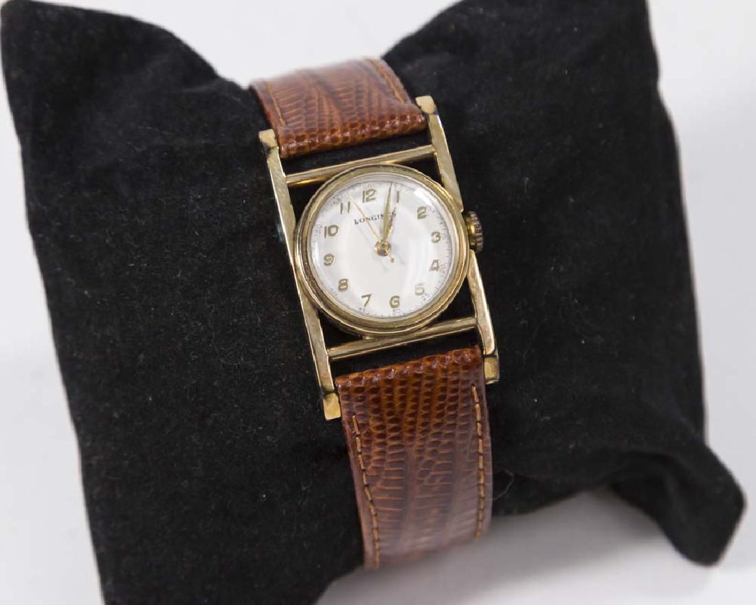 Ca. 1950" Gold Filled Longines Men's Wrist Watch (1 of 3)