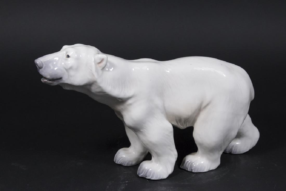 Dahl Jensen Porcelain Figurine of Polar Bear (1 of 4)