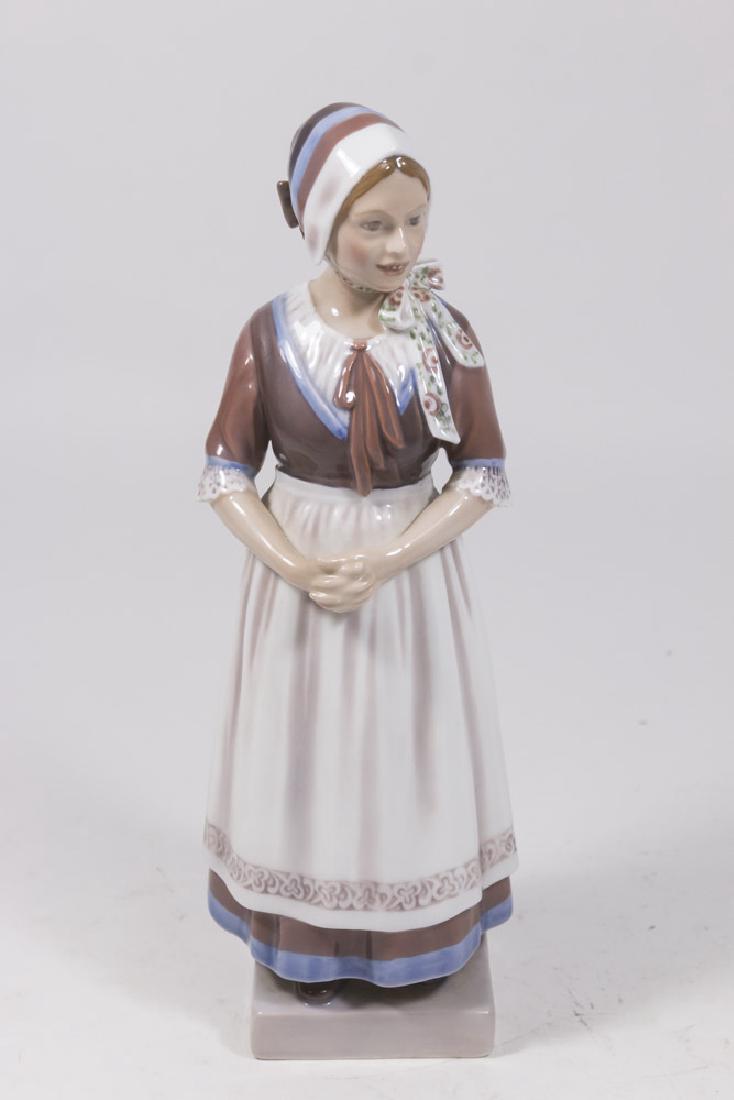 Dahle Jensen Copenhagen Figurine of Hebedo Girl: Porcelain figurine of Hebedo Girl # 1142. Approx. 9 1/4" high. Excellent condition. Excellent condition