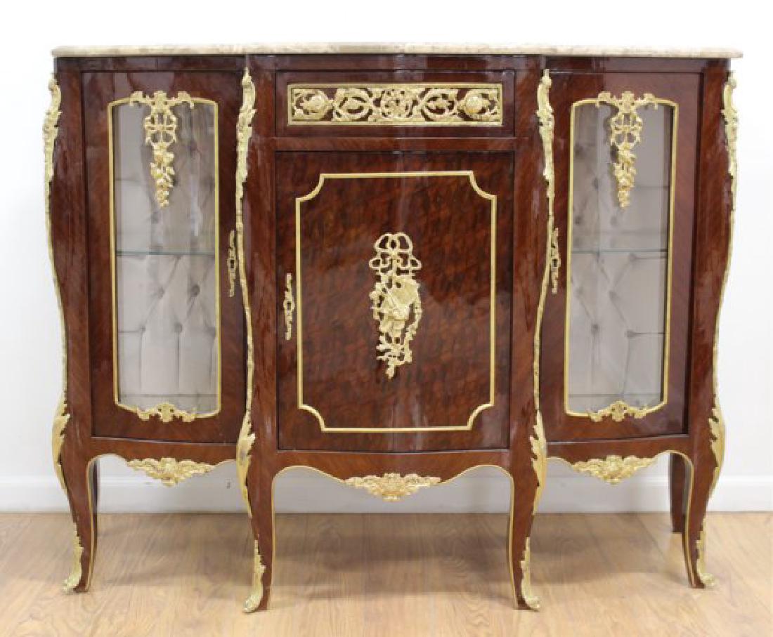 Louis XV Style Marble Top Sideboard (1 of 6)