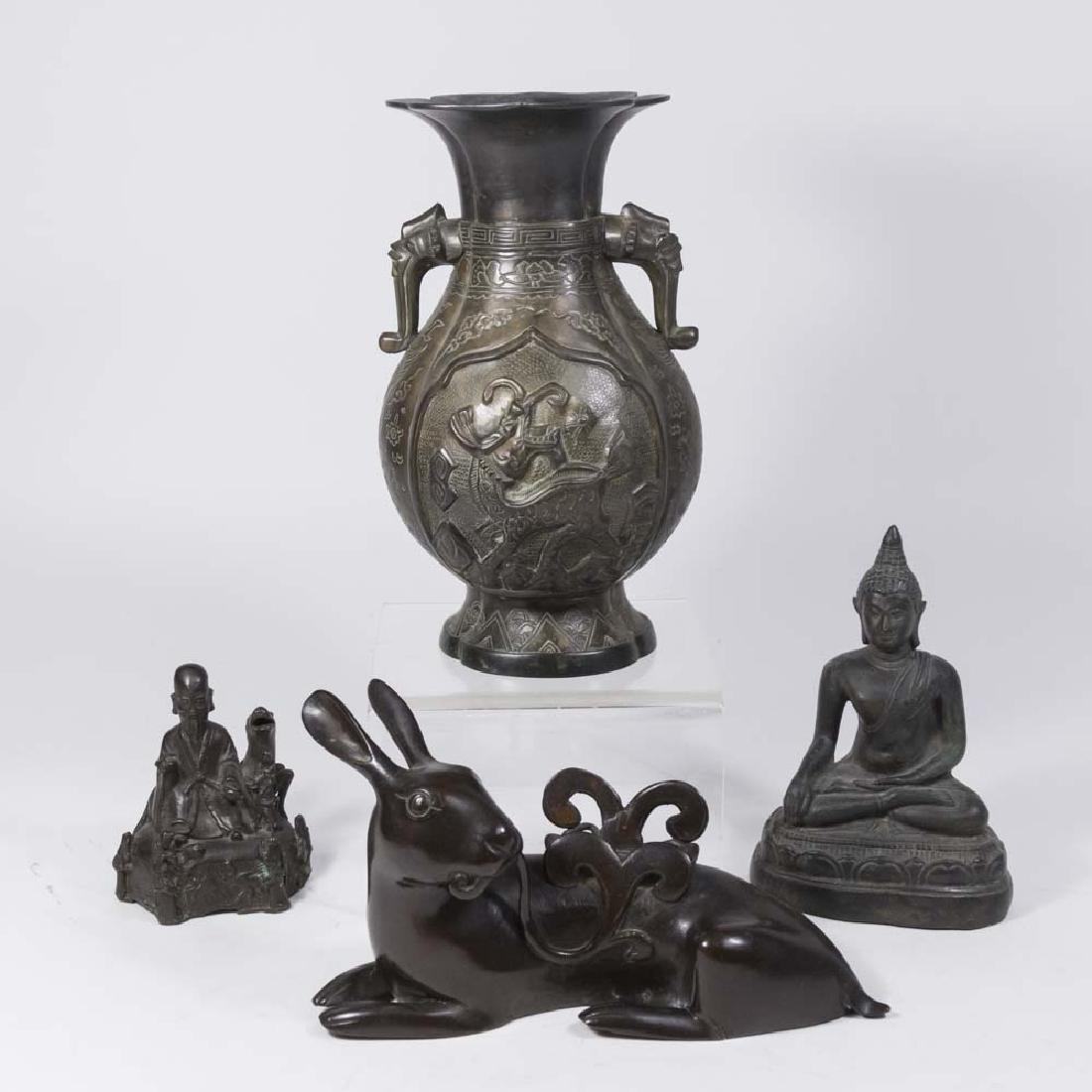 4 Asian Bronzes (1 of 6)