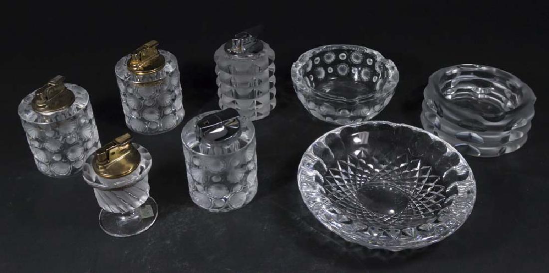 Lot of Lalique & Rosenthal Glass Lighters (1 of 7)