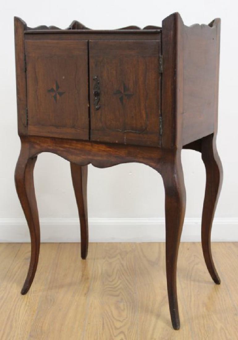 Antique Country French 2-Drawer Commode (1 of 4)