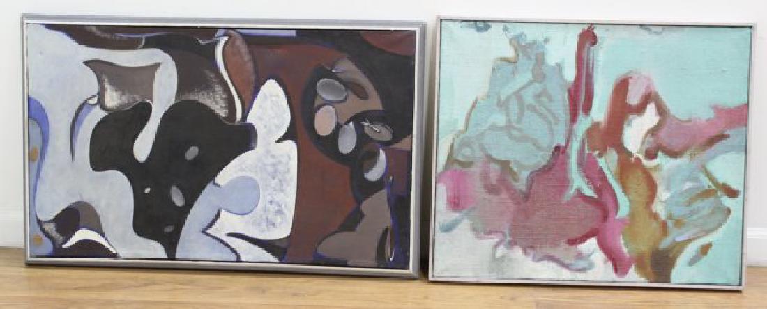 William H. Littlefield, Two Abstracts, O/C (1 of 5)