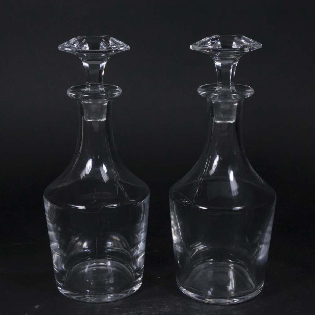 Pair Baccarat Decanters with Stoppers (1 of 3)