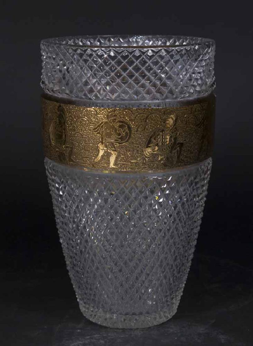 Moser Type Crystal Vase (1 of 3)