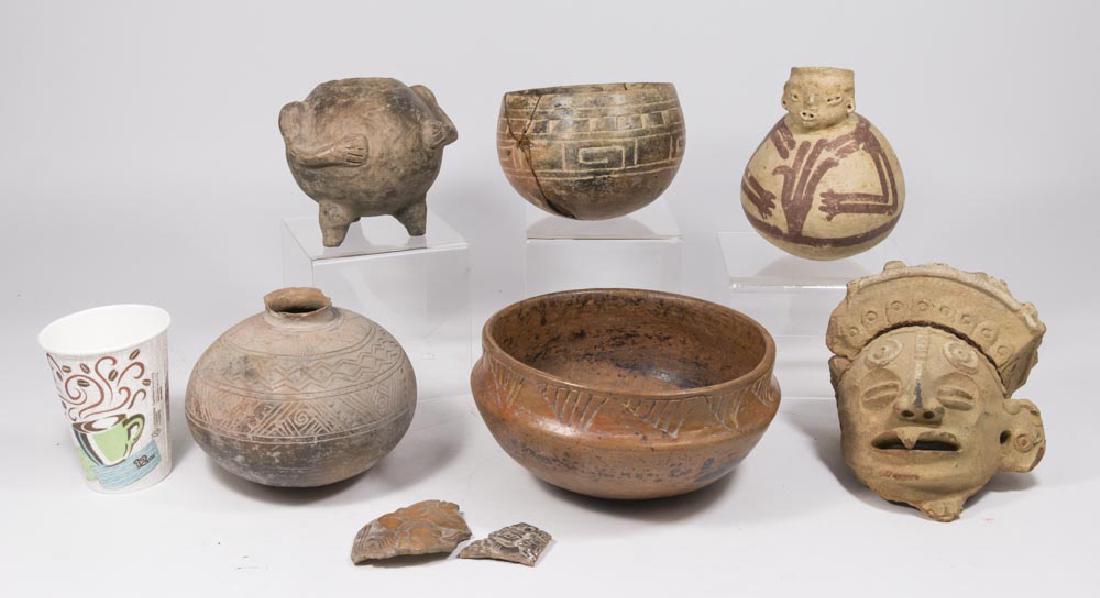 Lot of Pre-Columbian Pottery (1 of 10)