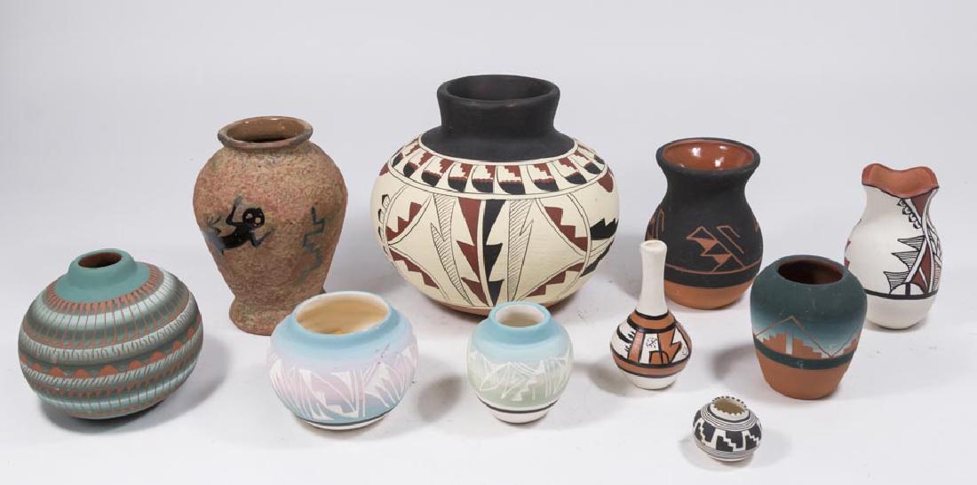 10 Modern Indian & Mexican Pottery Pieces (1 of 9)