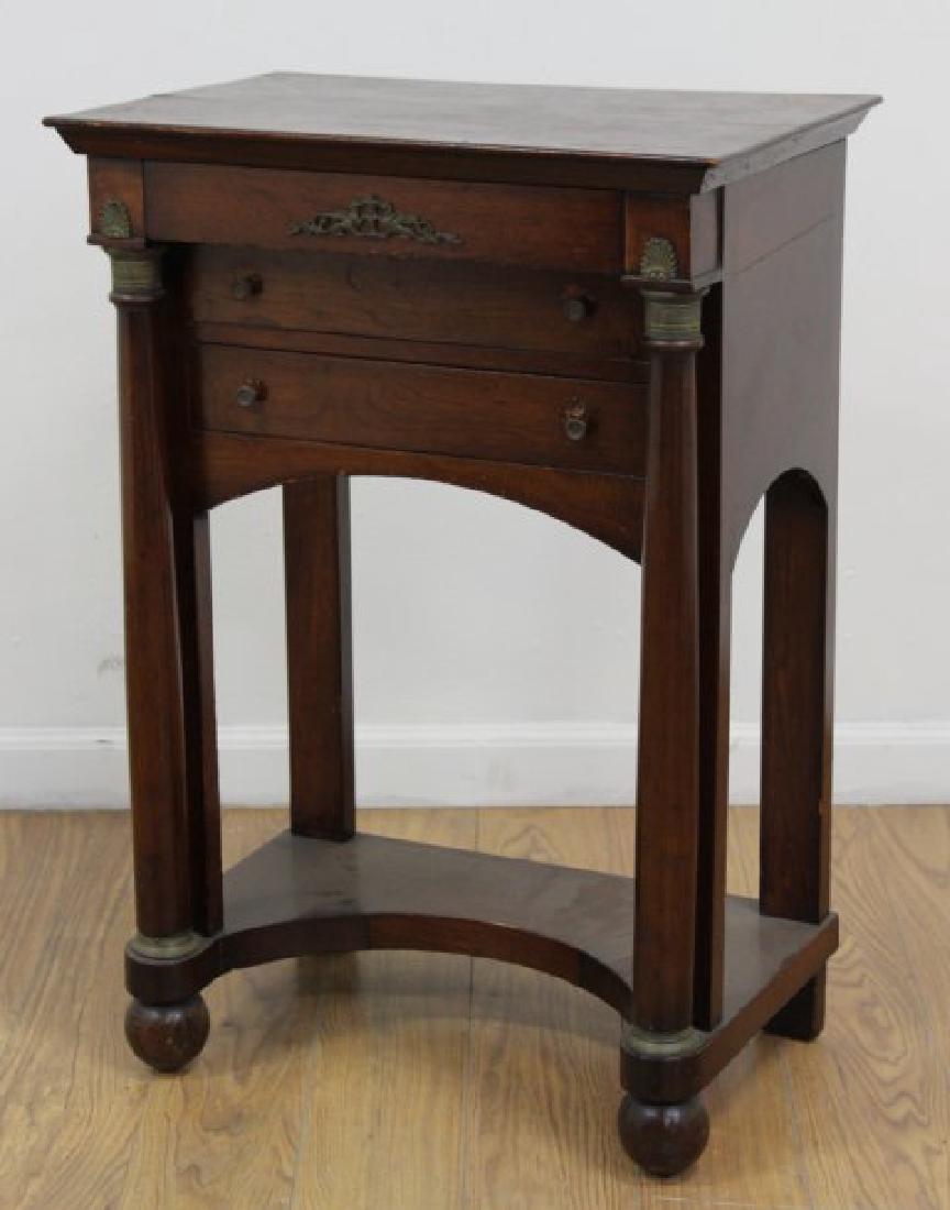 Napoleon III Style Bronze Mounted Work Table (1 of 4)