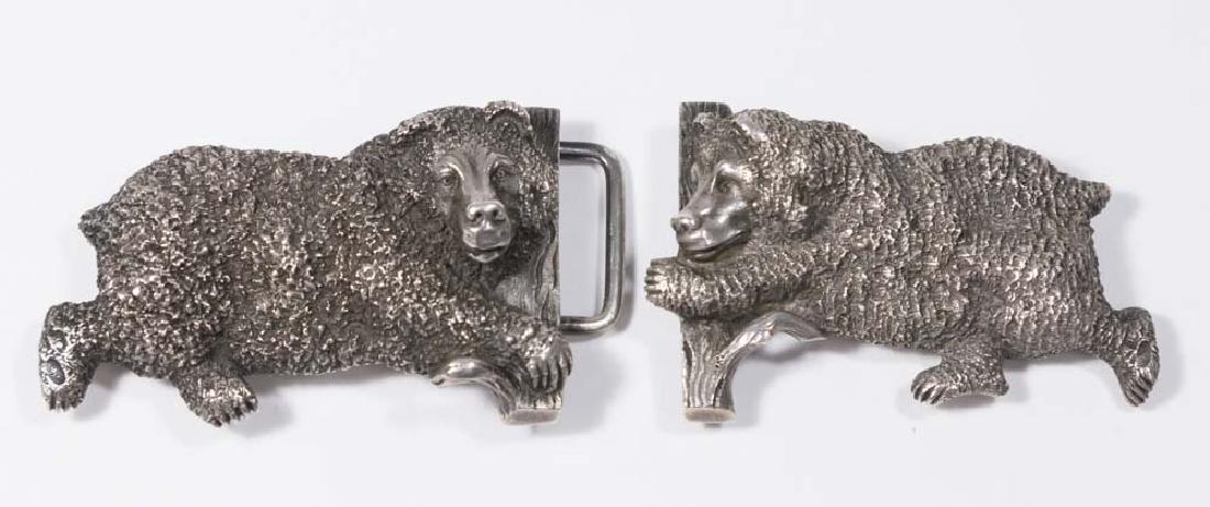 Russian Silver Bear Buckle (1 of 3)