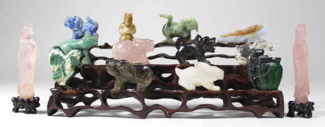 Lot of Chinese Quartz Items (1 of 3)